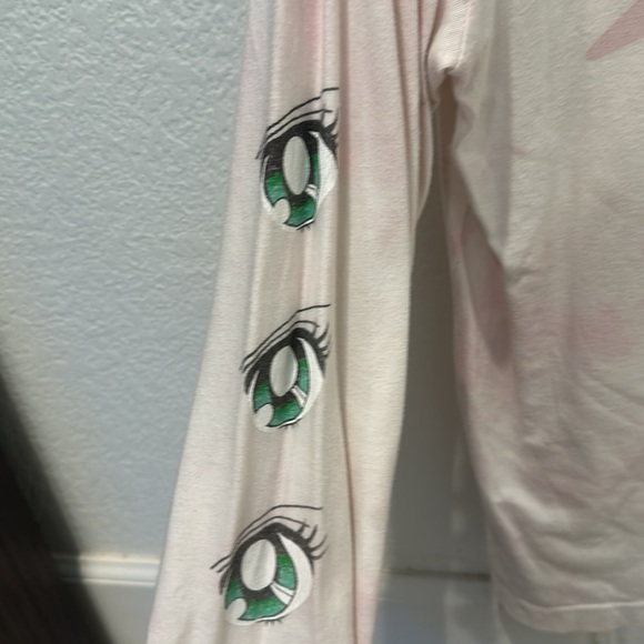 Vans x Sandy Liang pink long sleeve women's tee!! - Picture 3 of 4